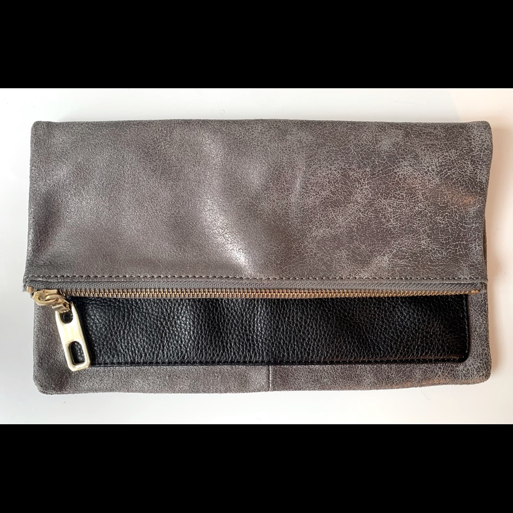 Leather clutch